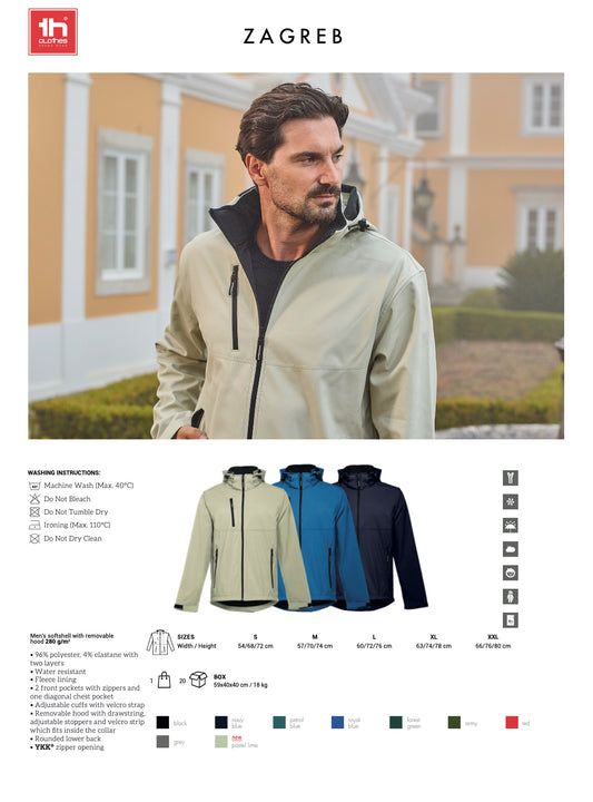 Herren-Softshelljacke